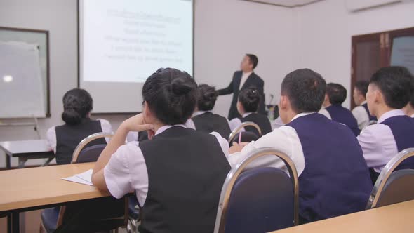 People Sitting At Training Class alt