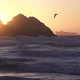 Sunset On The Background Of The Sea And Rocks (5) - VideoHive Item for Sale