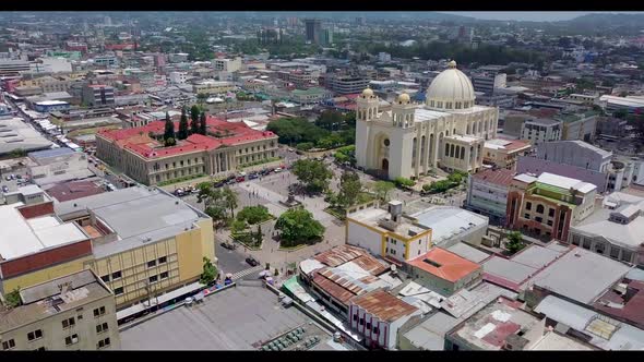 El Salvador, San Salvador, Centro Historico Capital 4k