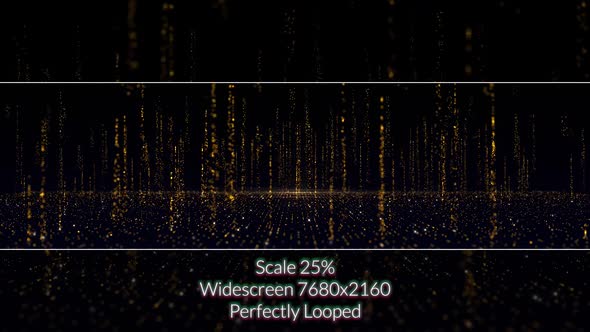 Gold Particles Abstract Background alt