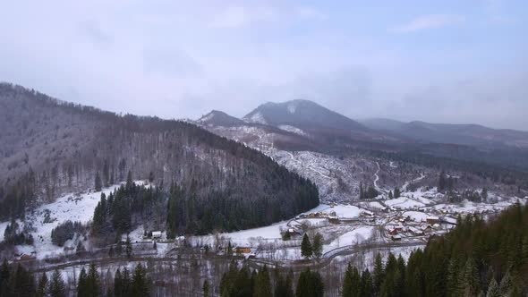 Winter Season in the Mountains
