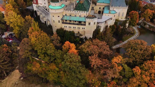 Aerial View of Bojnice Medieval Castle alt