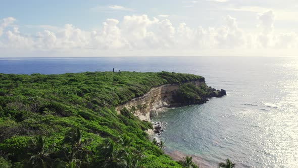 Coast With Rocks Near Beach