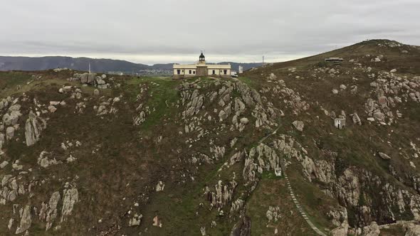 Lighthouse at Cape Prior Lugo Galicia Spain