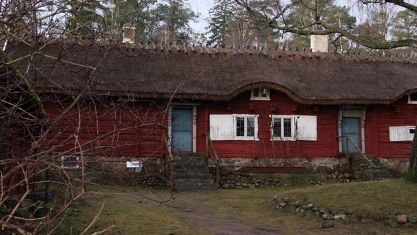 Front of the Hallandsgården open-air museum on Galgberget in central Halmstad. It is a must-visit at alt