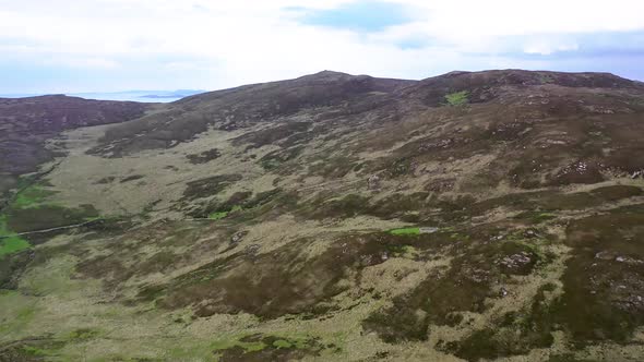 Aerial View of the Cliffs at Horn Head Dunfanaghy  County Donegal Ireland alt