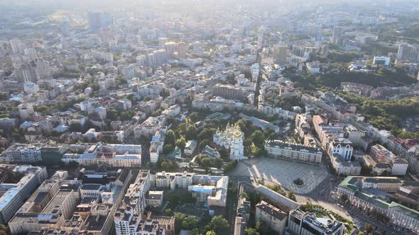 Aerial View of Kyiv By Day. Ukraine alt