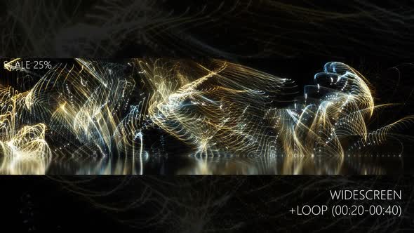 Cinematic Gold Particles alt