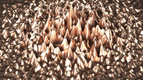 Abstract Pulsating Wobbling Ferromagnetic Golden Moving Fluid alt