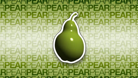 Green Pear Background