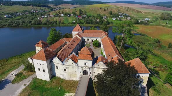 Aerial shot castle