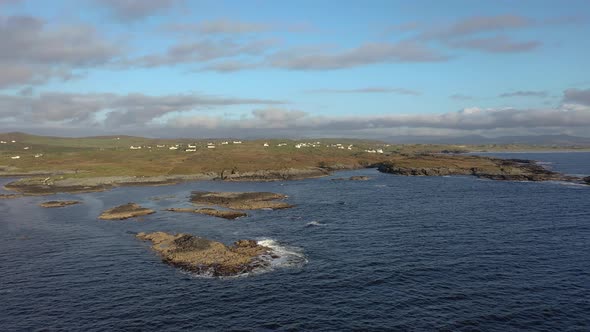 The Beautiful Atlantic Coast at Rossbeg Harbour in County Donegal  Ireland alt