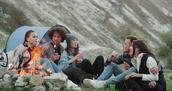 Multicultural Friends Have a Good Trip Together alt