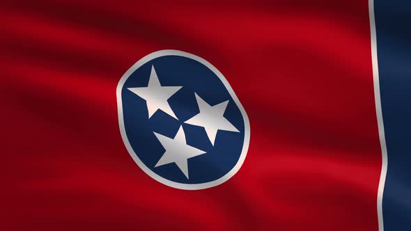 Tennessee State Flag Background 4K, Motion Graphics | VideoHive