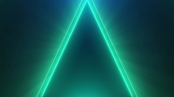 Vj Laser Show Triangular Shape Background Loop