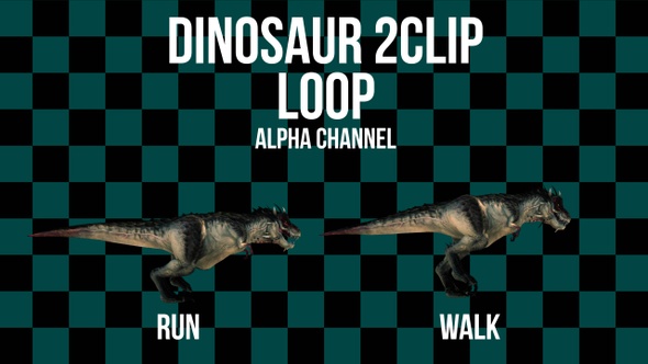 Dinosaur Tyranno 2Clip Loop