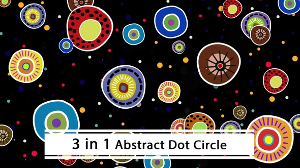 Abstract Dot Circle
