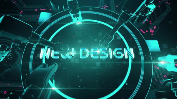 Time For Branding with Digital Technology Hitech Concept alt