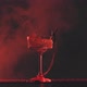Sensual Cocktail in Smoke and Red Light - VideoHive Item for Sale