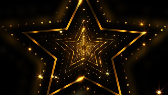 Gold Star Background Hd