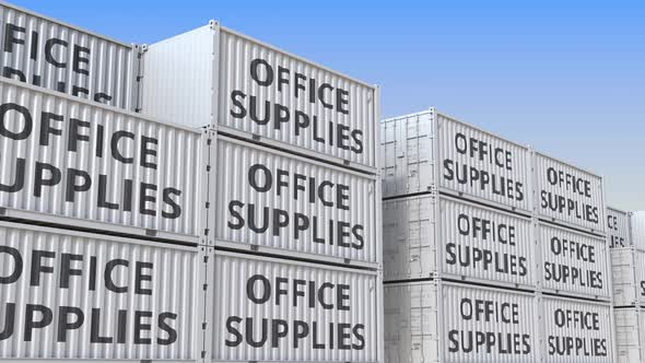 Cargo Containers with Office Supplies alt