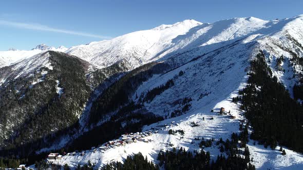 Highland and mountains. alt