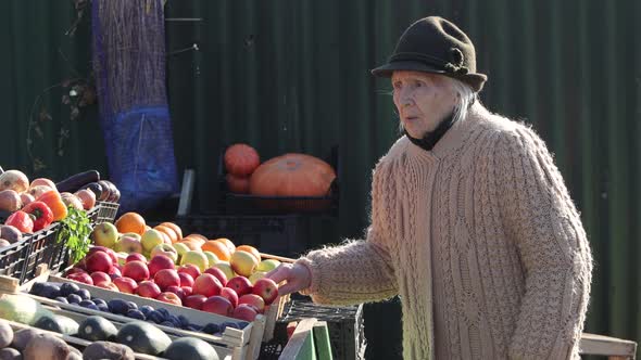 Grandma at the Farmer's Market. alt