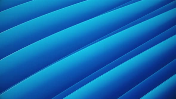 Abstract 3d Paper Stripes Blue Background
