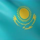 Flag of The Kazakhstan