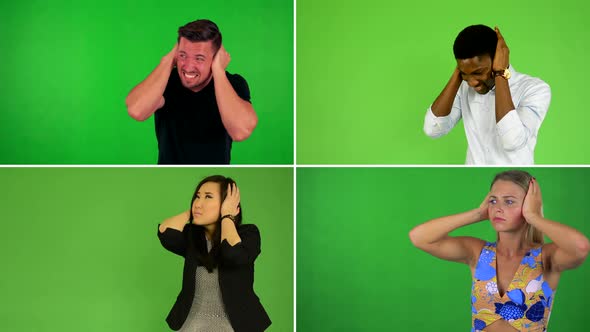  Compilation (Montage) - People Are Afraid (Cover Their Ears) - Green Screen alt