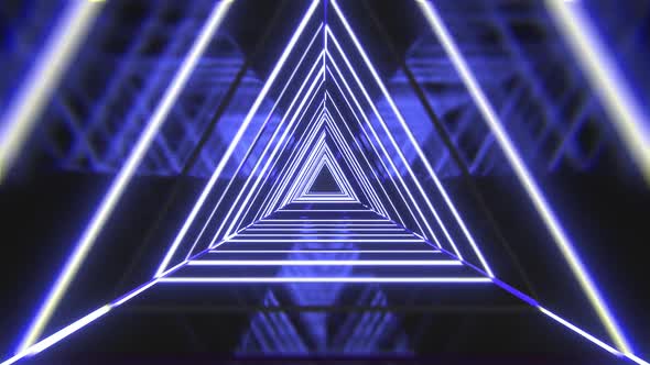 Neon Triangles VJ Loop Pack