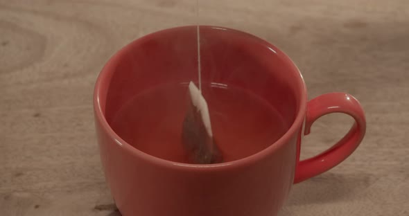 Cup of Hot Tea with Teabag