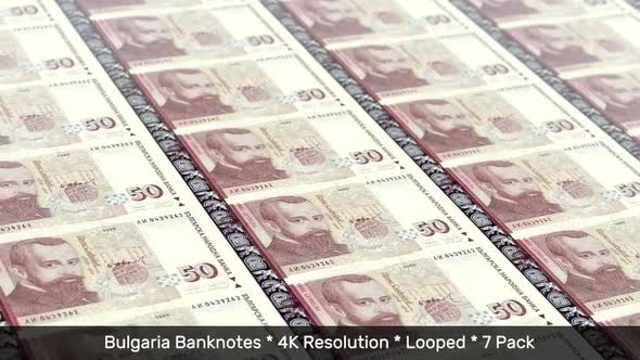 Bulgaria Banknotes / Bulgarian Money / lev / BGN 7 Pack - 4K alt