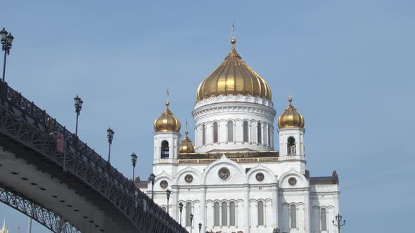Symbol of the Russian Orthodox Church in Moscow alt