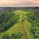 Aerial view of the Artists Walk Campuhan Ridge Walk in Ubud village - VideoHive Item for Sale