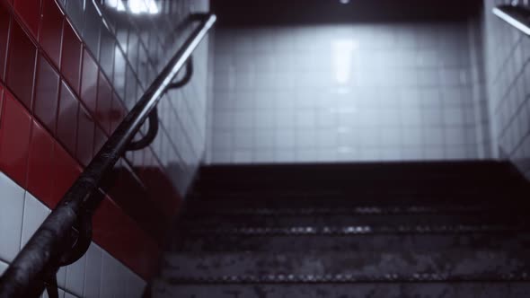 Empty Metro Station During the Coronavirus Covid19 Pandemic alt