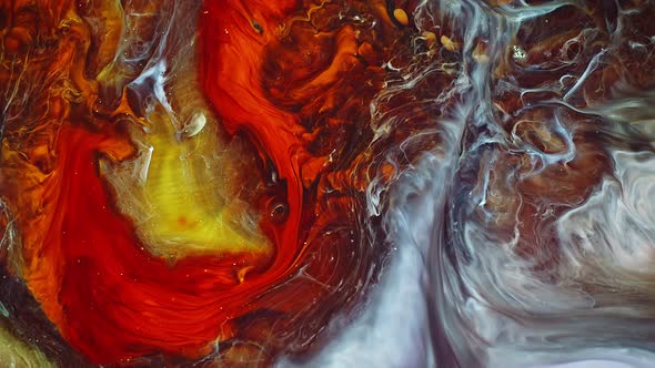 Abstract Colorful Food Paint Diffusion Spread 042 alt