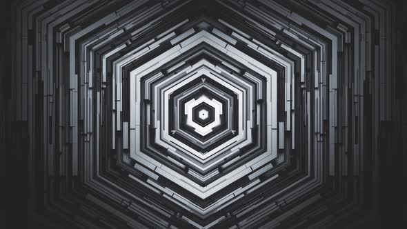 Hexagon Dark Background