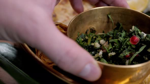 Spicy Chicken Tikka Masala in Bowl on Rustic Wooden Background alt