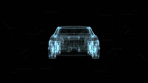 3D Nissan Fairlady Hologram / HUD alt