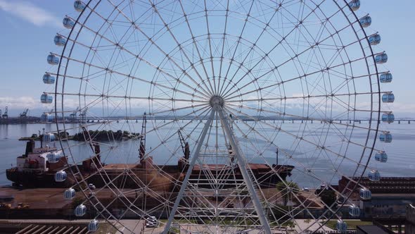 Rio de Janeiro Brazil. Major ferris wheel of Latin America. alt