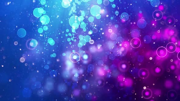 Abstract particles colors magic background