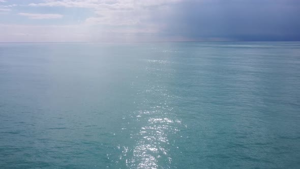 Sea. Sea wave. Blue beautiful water.
