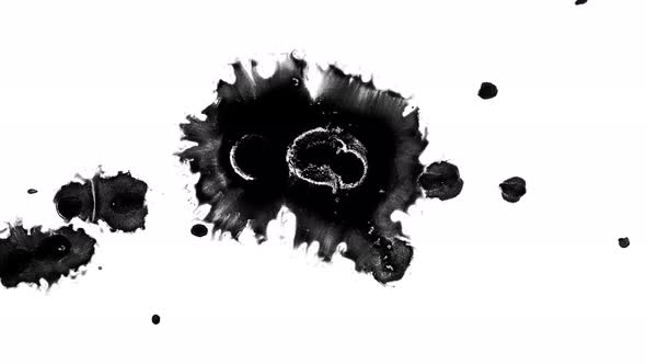 Abstract Ink Drops On Wet Paper alt