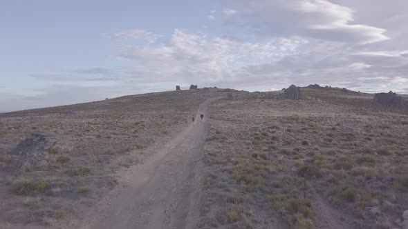 Trail running in New Zealand aerial alt