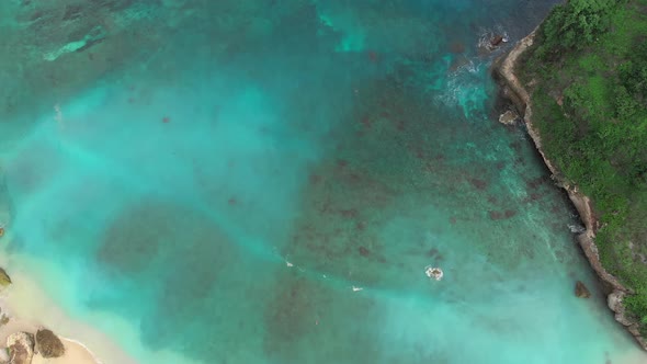 Aerial View on Atuh Beach at Nusa Penida, Bali. alt