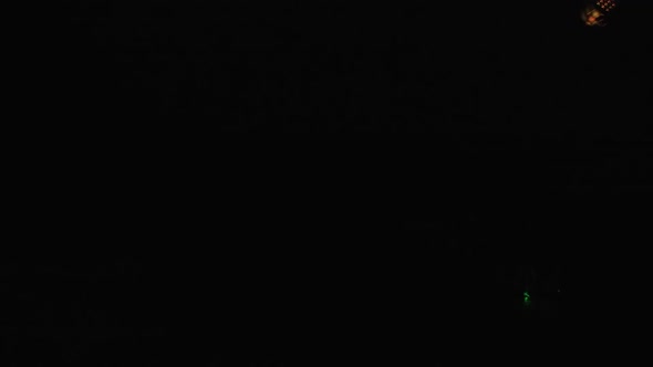 Colorful Stage Lights Lighting Up Dark Studio alt