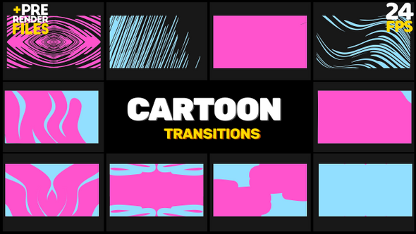 Cartoon Transition // Motion Graphics