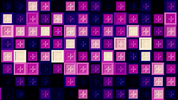 Mosaic varicolored abstract wall alt