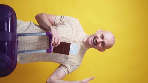 Vacation Journey Leaving Man Travel Happiness alt